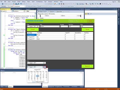 Date-Range Query Demo #Vb.Net