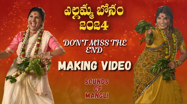 YELLAMMA BONAM  Best Making Video| ManglI - Indravathi Chauhan - SOUNDS OF MANGLI|