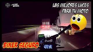 BIKER SEGURO con estas luces EXPLORADORAS S2R