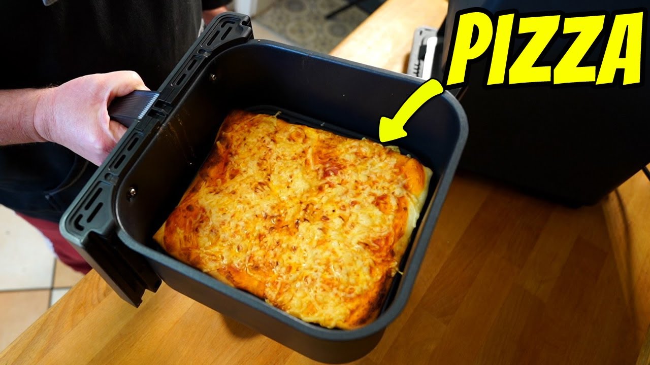 Pizza aus der Heißluftfritteuse (alle Varianten!)