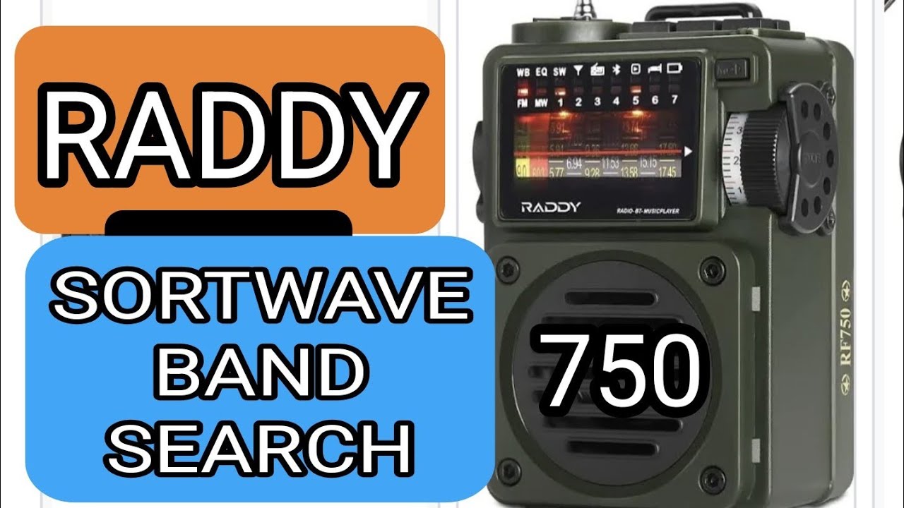 Raddy RF-750 , ShortWave Band - Search - YouTube