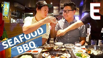 This Giant Seafood Feast is Korean Barbecue Like You