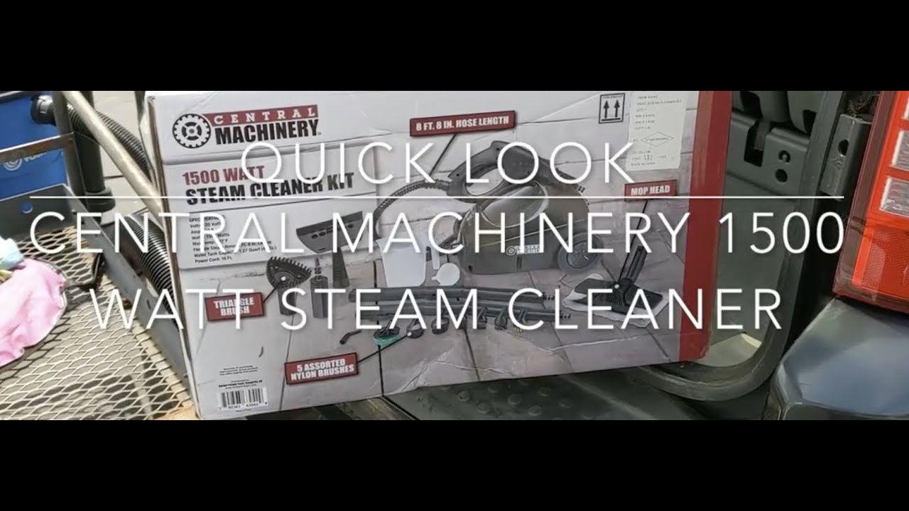 1500 Watt Steam Cleaner Kit