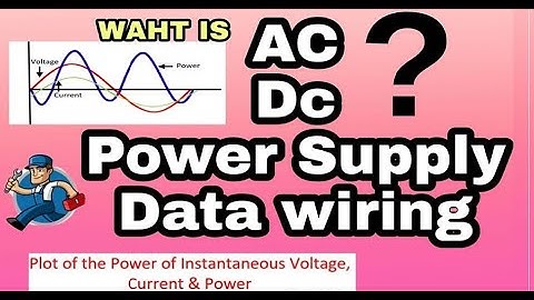 What is AC DC power supply  standard colour code wiring | volts | At electrical works