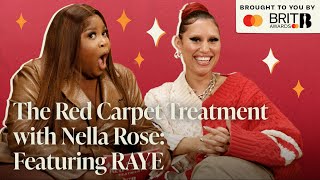 RAYE on her UNBELIEVABLE Red Carpet Moment with Beyoncé! | The Red Carpet Treatment with Nella Rose