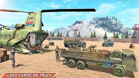 US Army off road truck driver 3D