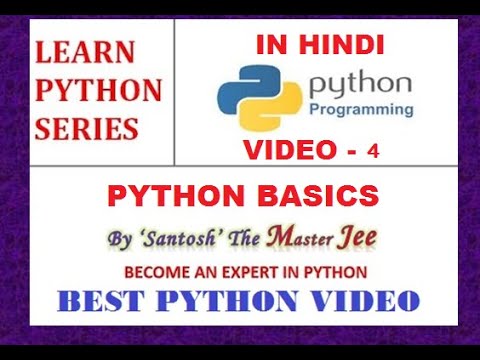 Best Python Tutorials For Beginners| Hindi [New Videos ] | Session 4 ...