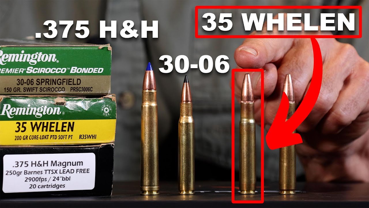 History and comparison of the 35 Whelen to the 30-06 and 375 H&H