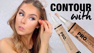 CONTOURING WITH LA GIRL PRO CONCEALERS | FIRST IMPRESSIONS
