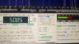 WTWW 9.475 Mhz Sign Off and 5.085 Mhz Sign On