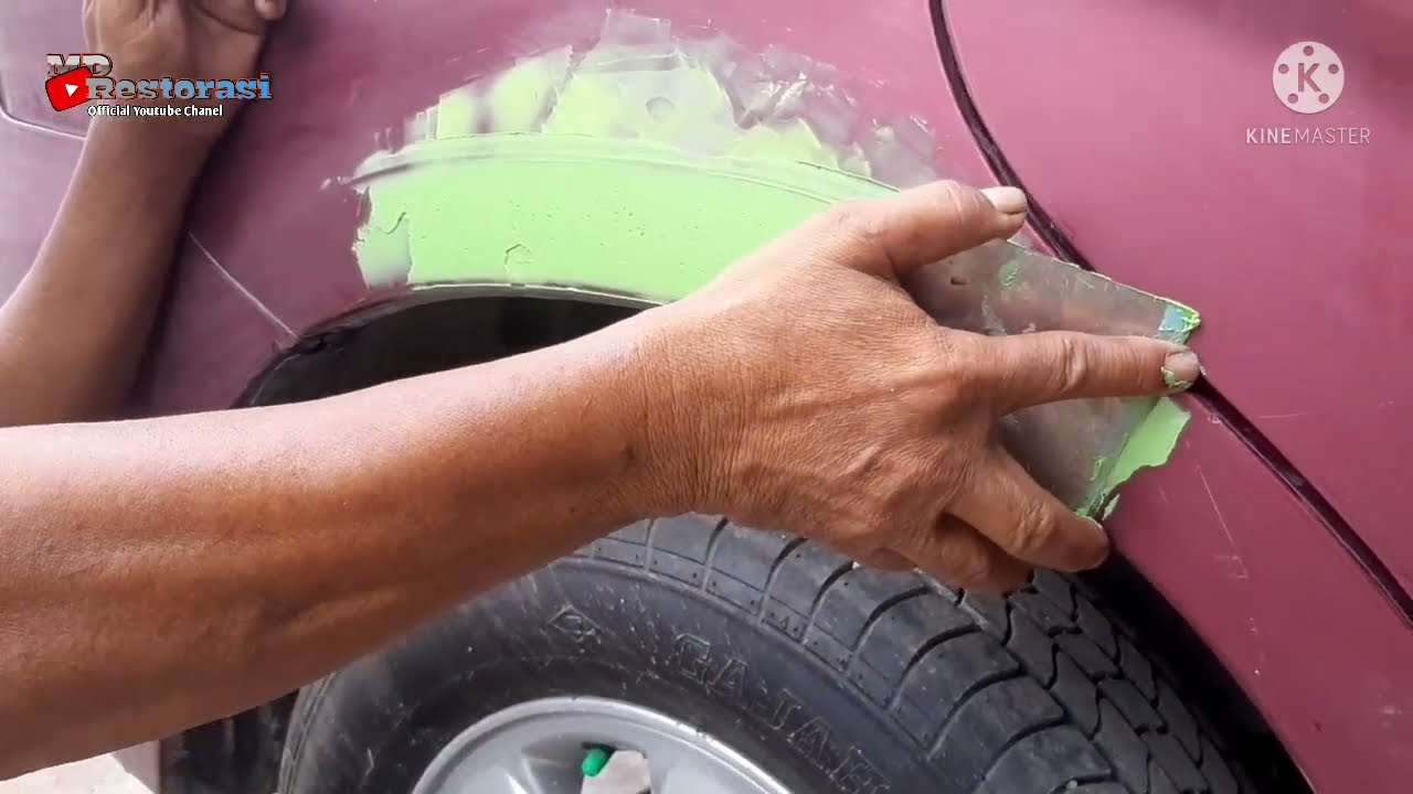 MD restorasi PROSES PENGECATAN FULL BODY || TOYOTA AVANZA TAHUN 2005 -PART 1