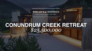 $25.5M | Conundrum Creek Retreat | 255 Conundrum Creek Road