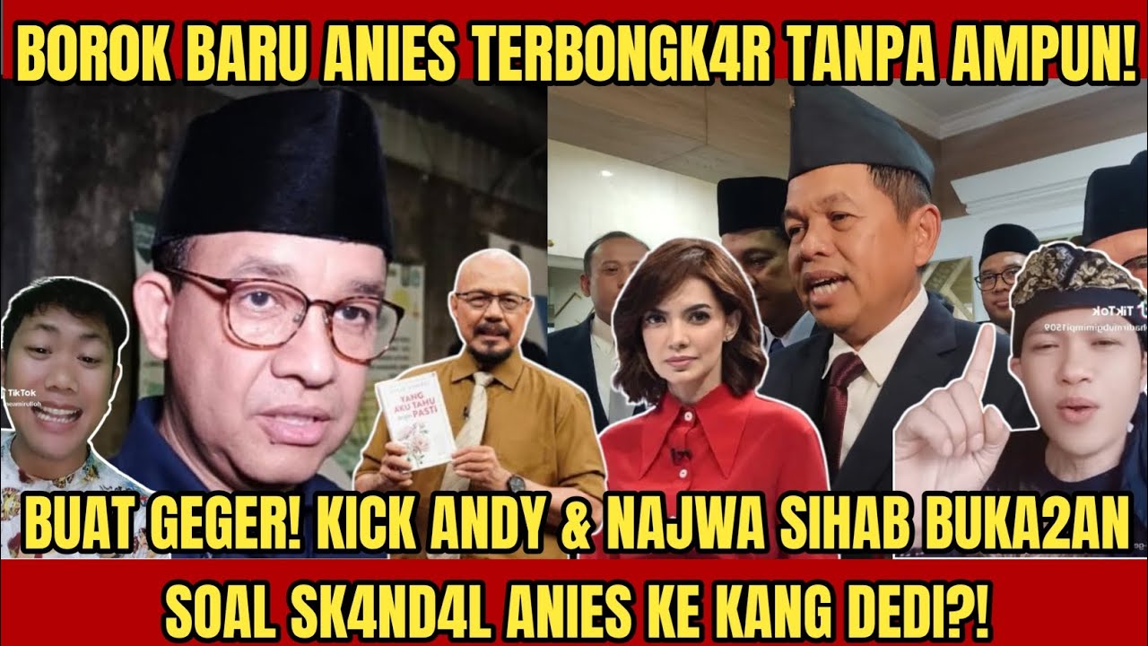 GEMPAR⁉️B0R0K TERBARU ANIES KE KANG DEDI MULYADI DIUNGK4P TANPA AMPUN OLEH KICK ANDY & NAJWA SIHAB⁉️
