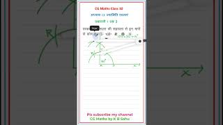 CG Maths Class 10 Ch 13 Geometrical Construction Ex 1 Q 2 Angle 105 degree #class10th #cgbsemaths