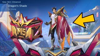 HOW MANY DRAWS TO GET M5 PASS? HOW TO GET YU ZHONG M5 PASS IN M5 CHEST? ❤️💛 -MLBB