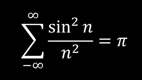 A Famous Sum Without Fourier Analysis!