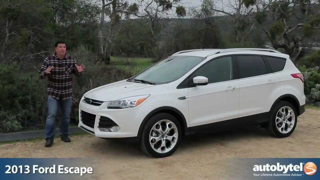 2013 Ford Escape EcoBoost Test Drive & Crossover SUV Video Review - YouTube