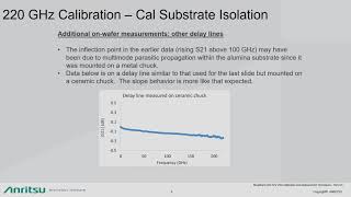 Broadband 220 GHz VNA Calibration and Measurement Techniques: VectorStar ME7838G, part 3