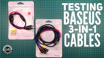 Viewer submission : Testing 2 Baseus 3-in-1 cables