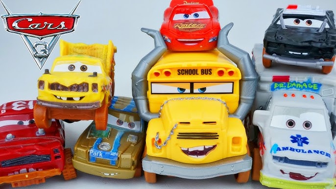 Mattel Disney Cars on the Road 2022 Case K Unboxing Flip Dover Speed Demon  McQueen Colin George Tire - YouTube