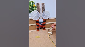 Gate Mechanism With DC Motor | #dcmotor #motorbuilding #techexperiments #diy #tech