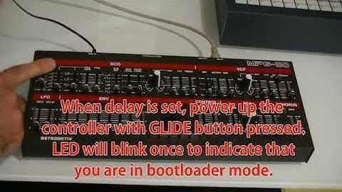 How to load new firmware on Retroaktiv MIDI controllers