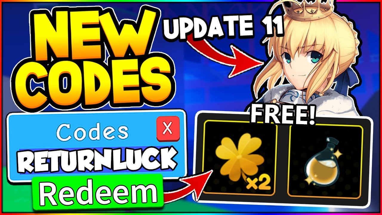 5 FREE SHINY LUCK POTION CODES IN ANIME FIGHTERS SIMULATOR UPDATE 11 ITS BACK Roblox YouTube