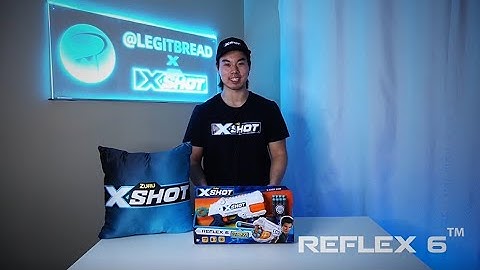 X-Shot Excel Reflex 6 Foam Dart Blaster Combo Pack