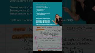 Class Variables - AP CSA Unit 3 Multiple Choice Review #shorts