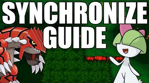 Synchronize Pokemon Guide Omega Ruby and Alpha Sapphire - Getting Perfect Nature Legendaries ORAS