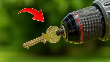 Few People Know About This Function! Just Attach an Old Key to a Drill and You’ll Be Surprised!😱