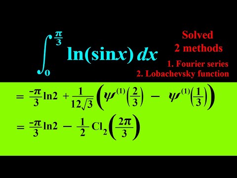Integral of ln(sinx)