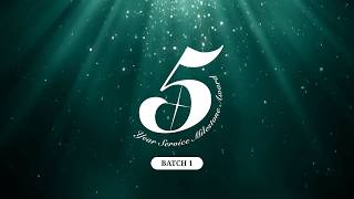 5-YEAR SERVICE MILESTONE AWARDEES 2026 BATCH 1