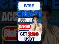 🔥 How To Create Account On Btse 🎁 &amp; Get $90 Usdt ! 🚀
