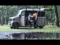 The Pouring Rainy Solo Trip Camping In My Tiny Car The Pouring Rainy Solo Trip Camping In My Tiny Car