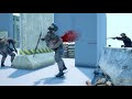 Realistic ragdoll physics & Fierce gunfight #20 － Warbox