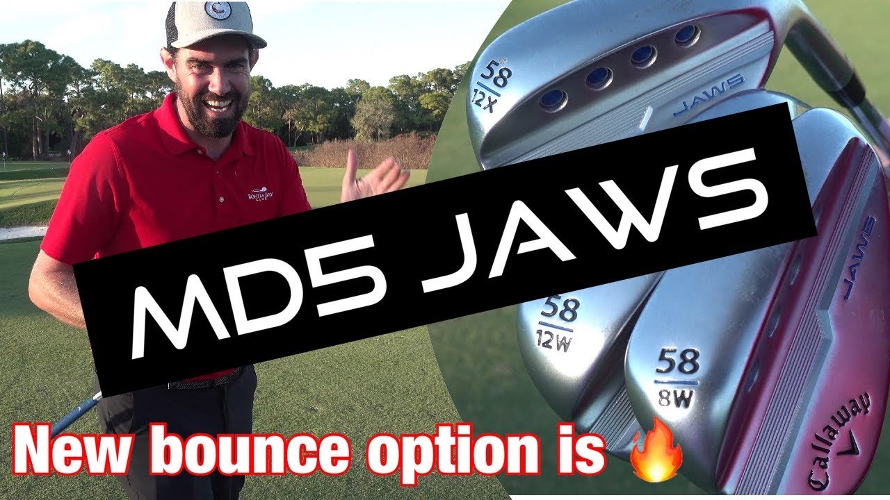 Callaway Mack Daddy 5 JAWS (I love the new bounce) - YouTube