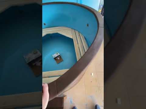 Чани на 5 осіб (2 метри в діаметрі) з джакузі та піччю, видео 2