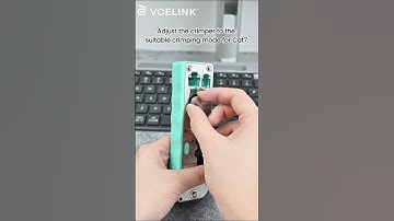 How to wire up a Cat7 connector with an all-in-one crimper?#shorts #rj45 #cat7 #crimpingtool #diy