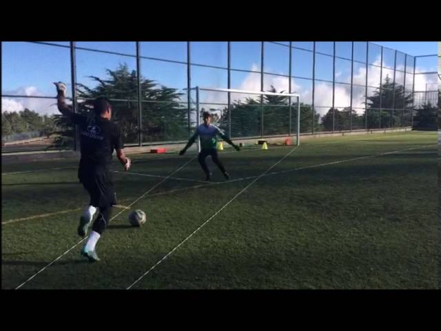 Tiago Camacho - 15 years old - Goalkeeper training and saves - 2015-2016 class=