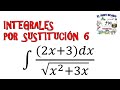 Integral por sustitución - Video 6
