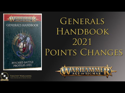 AOS Generals Handbook 2021 Points Changes and Breakdown 2 (Death/Destruction/Endless Spells)