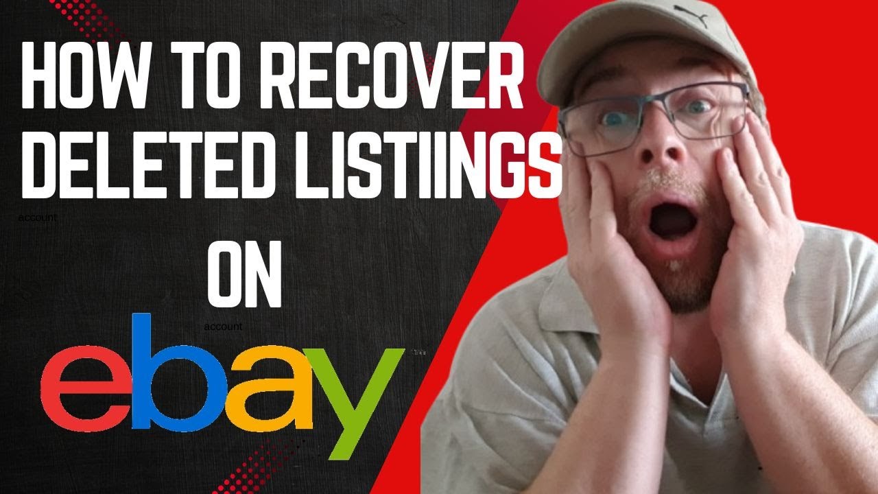 ひとつ余分に買ったdhjbvc567 How to recover accidentally deleted Ebay listings? Reselling on