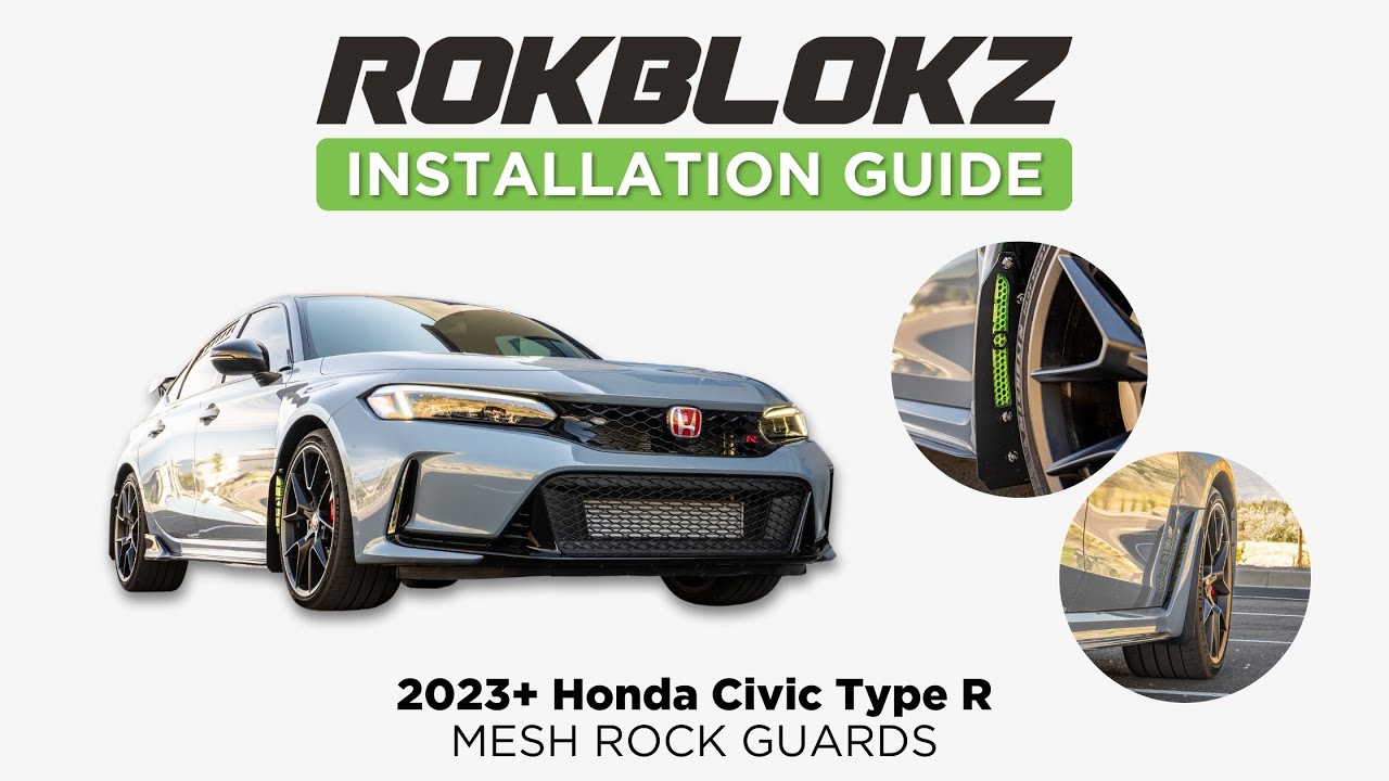 Honda Civic Type R (FL5) 2023+ Mesh Rock Guard — RokBlokz