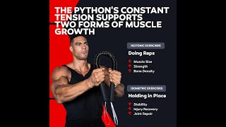 Python Power Twister Bar - Upper Body Exercise for Chest, Shoulder, Forearm