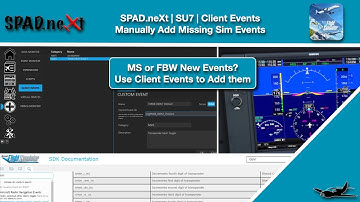 (MSFS) SPAD.neXt | AAU2 | Add Client Events (H Events)
