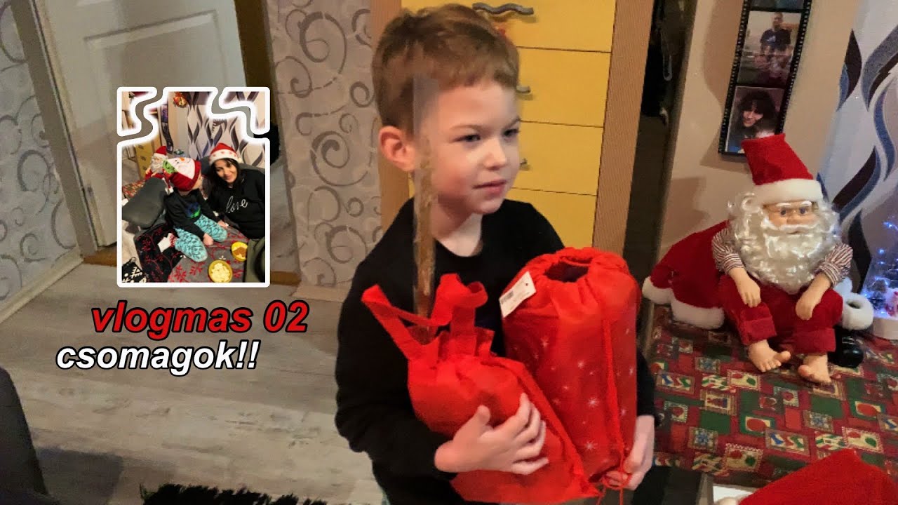 mikulás csomagok: vlogmas #2