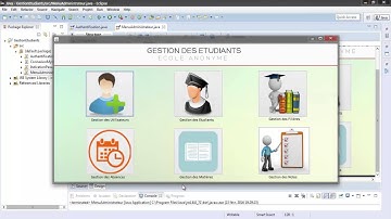 Tutoriel Java GUI #9 : Creation de la fenêtre MenuAdministrateur - Darija