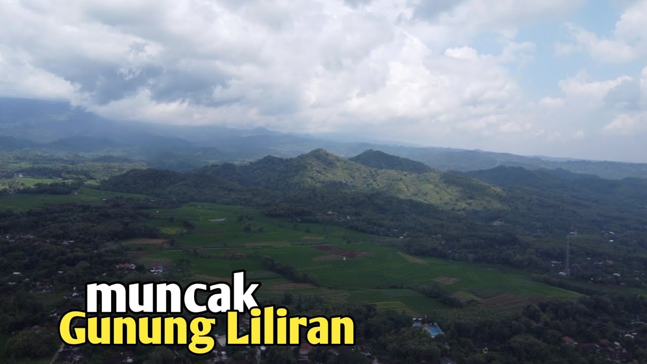 Muncak Muncak gunung Liliran Sine menggunakan drone dji mini 2 - YouTube