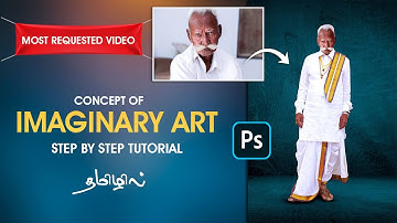 How to make Trending Imaginary art using Photoshop | Step by step tutorial in tamil